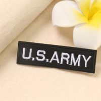 2PCS U.S. ARMY Special Forces SWAT Badge Embroidered Patches Cosplay Armbands Tactical Sewings Hook Ironing Clothes Sticker
