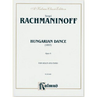 【學興書局】Rachmaninoff 拉赫曼尼諾夫 Hungarian Dance Op.6 匈牙利舞曲 violin
