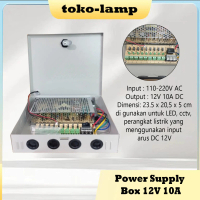 power supply box 12 v 10a switching adaptor travo 12v10a box 9 CH 120w