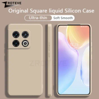 For OnePlus10 Pro Case Zroteve Square Liquid Silicone Soft Cover For OnePlus 10 Pro 5G One Plus 10R 10T OnePlus10T Phone Cases