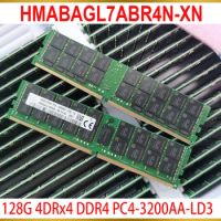 1Pcs RAM For SK Hynix 128GB 128G 4DRx4 DDR4 PC4-3200AA-LD3 HMABAGL7ABR4N-XN