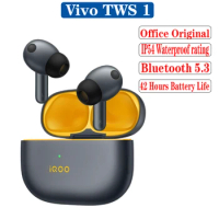 Vivo iQOO TWS 1 Wireless Bluetooth 5.3 Earphone IP54 Waterproof 49dB Active Noise Cancelling True Wireless Headphone For IQOO 11