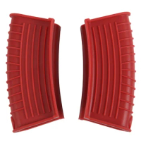 Thickened Silicone Pan Handle Cover Insulation Cover Pan Ear Clip Cast Iron Pan Frying Pan Wok Handle Holder,Red,2PCS