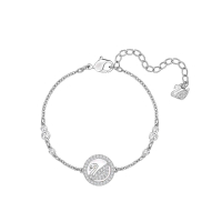 Swarovski 施華洛世奇 SWAROVSKI EARY SWAN 時尚經典天鵝手鍊首飾 5271884 鍍白金色 1pc