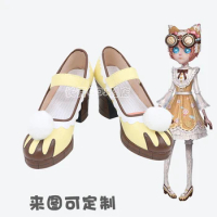 Anime Tracy Reznik Identity V Cosplay Shoes Comic Halloween Carnival Cosplay Costume Prop Men Boots Cos