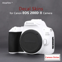 EOS 200D II Camera / eos200d2 Decal Skin for Canon EOS 200D Mark II Camera Skin Wrap Cover Anti Scratch Sticker Cover Cases Film