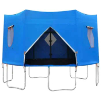 6/8/10/12FT Jumping Trampolines Tent Trampoline Sunshade Sun Protection Round Trampoline Shade Top Cover Trampoline Accessories
