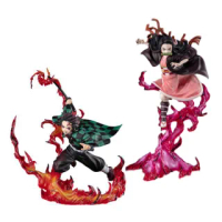 【BANDAI 萬代】Figuarts ZERO 鬼滅之刃 ☆門禰豆子 血鬼術+☆門炭治郎 全集中 2款一組(代理)