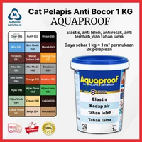 Aquaproof Cat Pelapis Anti Bocor 1kg - Aqua Proof Abu Clear Putih Kuning Tua 051