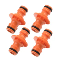 Double Hose Connectors Fitting Fittings Garden Hose Tube 1/2inch Watering 10pcs Connector Joint Pipe Quick ABS