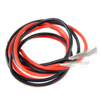 1meter Red +1meter Black Color Silicon Wire 10AWG 12AWG 14AWG 16 AWG Flexible Silicone Wire for RC Lipo Battery Connect Cable