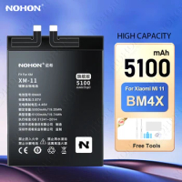 NOHON High Capacity Battery for Xiaomi Mi 11 9 8 Lite 6X 5X BM4X BM3L BM4Q BM4P For Redmi K30 Pro Phone Replacement Bateria