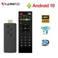 LEMFO Q2 TV Stick Android 10 Quad Core ARM Cortex A53 2GB 16GB Support 4K H.265 2.4G&amp;5.8G Wifi Streaming Smart TV Box 2GB 8GB