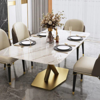 High Quality Slate Dining Table and Chair Combination Living Room Dining Table dining table set dining room chairs