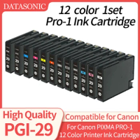 DAT 12PK For Canon PGI-29 PGI29 Ink Cartridge Pigment Compatible For Canon Ink PIXMA PRO - 1 Printer Pro1
