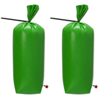 2PCS Tree Watering Bag PVC Drip Irrigation Adjustable Automatic Garden Tool Plant Tree Watering Bag Drip Irrigation Bag