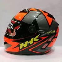 HELM NHK TERMINATOR TT BIOS ORANGE HELM FULL FACE L