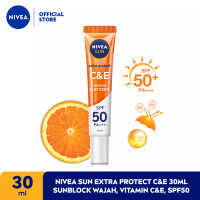 Nivea NIVEA Sun Extra Protect C&amp;E 30ml - Sunblock Wajah, Vitamin C&amp;E, SPF50