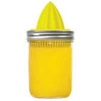 【美國Ball組合】Jarware x Ball 寬口隨手榨汁玻璃梅森罐/水果榨汁器(16oz)