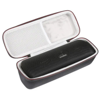 Portable Wireless Bluetooth EVA Speaker Case for Anker Soundcore Motion+ With Mesh Dual Pocket Audio Cable Carrying Travel Bag