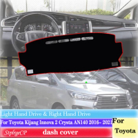 For Toyota Kijang Innova 2 Crysta AN140 2016- 2021 Anti-Slip Dashboard Cover Protective Pad Car Accessories Sunshade Carpet 2018