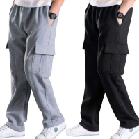 Celana Cargo Panjang Pria Basic Sweatpants Training Cargo Cowok Jumbo | Celana Cargo Pria Lembut Nya