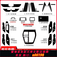 【台灣公司 可開發票】適用20-21款豐田榮放RAV4改裝內飾貼紙中控排擋貼膜車內裝飾車