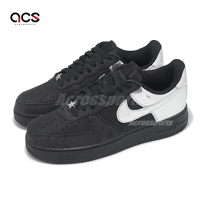 Nike 休閒鞋 Air Force 1 Low Retro 男鞋 黑 銀 All-Star 皮革 AF1 HF2885-001