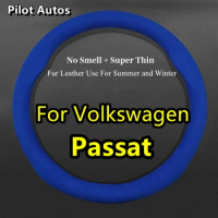 For Volkswagen Passat Car Steering Wheel Cover No Smell Super Thin Fur Leather Fit 1.4TSI 2.4TSI 1.8TSI 2.0TSI 3.0 V6 DSG 2011