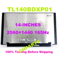 14-inches 2560*1440 Display LCD Screen Laptop Replacement Panel For ASUS ROG Zephyrus G14 GA401QM TL140BDXP01 40pins 165hz