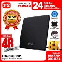 Antena TV Digital Indoor Booster Antena TV Digital STB TV Digital Tabung Antena Digital DVBT2 8K PX 
