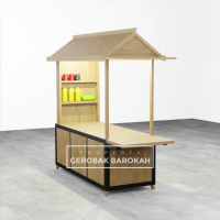 Gerobak Booth Jualan Minuman / Gerobak Jualan / Gerobak Serbaguna