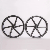 700C Gravel Carbon 6 Spoke Wheelset Disc Brake 40mm Depth Wide 31mm Six Spokes Wheels Center Lock Hub
