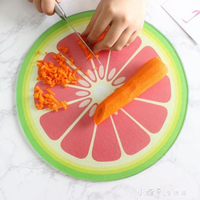 廚房鋼化玻璃砧板菜板切水果面包板西柚砧板兒童輔食圓形案板大號
