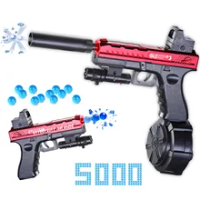 2022 Electric Glock Gel Beads Blaster Automatic Airsoft Gun Toys Pistol CS Fighting Outdoor Game Weapon Pistola for Children