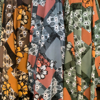 Kain Wolfis Monalisa Motif - Kain Fashion Muslimah Nyaman Jatuh untuk Baju Tunik Dress Gamis Krudung