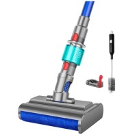 Electric Wet Dry Mopping Head With Roller Brush For Dyson V7 V8 V10 V11 V15 Vacuum Cleaner For Hard Floors And Area Rugs