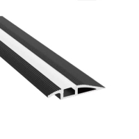 63*11mm 1M/PCS Residential Floor LED Strip Diffuser Carpet Aluminum Channel Profile for 12mm LED Strip Light