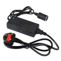Car Power Adapter 60W 12V 5A Power Converter 240V To12V Cigarette- Lighter Voltage Converter with UK Plug