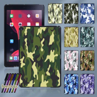 Plastic Tablet Hard Shell Cover Case for Apple IPad 8 2020 8th Generation 10.2 Inch Tablet Protective Case + Free Stylus