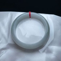 緬甸天然翡翠A貨細糯化淡底色翡翠手鐲水潤細膩簡約甜美清新優雅