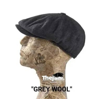 Thejam. Newsboy cap wool grey | Peaky Blinders L Grey