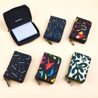 Dompet Card Holder Wallet Mini Resleting Tempat Kartu Atm Emas Antam 24 Slot