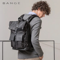2022 KAKA 15.6 inch Black fashion Men Fashion Backpack Waterproof Backpack Multifunctional Travel Bag Casual School Rucksack