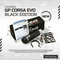 Knalpot Leovince GP Corsa Evo Black Edition Silencer Only Inlet 54mm