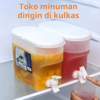 Ember air dingin rumah tangga musim panas dengan keran di lemari es buah ketel beku ember air dingin
