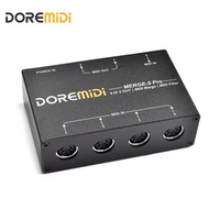 MERGE-5 Pro Can Merge Up To 5 MIDI Input Signals Into 1 MIDI Data Stream Can Be Output Directly Through 2 MIDI Interfaces