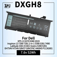 DXGH8 Battery for Dell XPS 13 9370 9380 2019 Inspiron 13 7390 7391 2-in-1 5390 5391 7490 Latitude 3301 E3301 Vostro 5390 5391