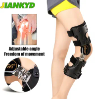 1Pcs Hinged Knee Brace Immobilizer Brace Leg Braces Orthopedic Patella Knee Support Orthosis,Adjustable for Left Leg Right Leg