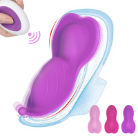 Invisible Wearable Clitoris Stimulator Wireless Remote Control Silicone Waterproof Vibrator Panties sex for couple Vibrating Egg